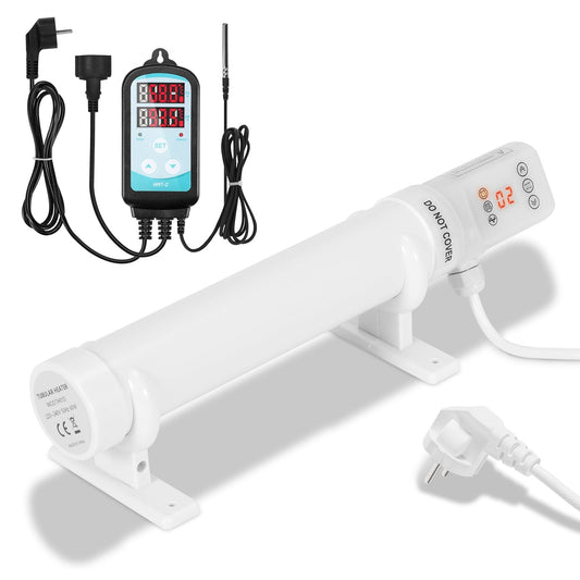 Jopassy Gewächshausheizung 60–240W mit Thermostat Timer und IP44 Frostschutz
