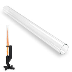 Jopassy Pelletfackel 138 cm mit Borosilikatglas für Garten und Terrasse