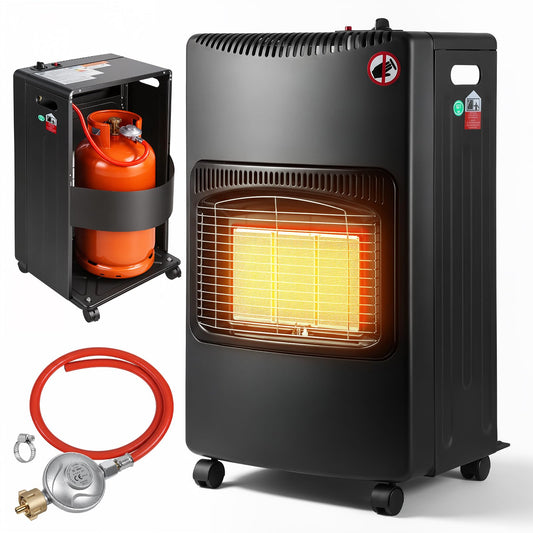 Jopassy Keramik Gasheizer 4200W mit Gas- und Elektroheizung