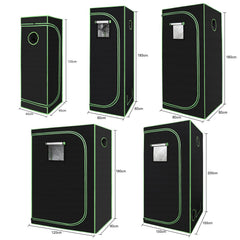 Jopassy Indoor Growzelt aus 600D Oxford Lichtdicht Wasserdicht mit Sichtfenster für Pflanzenanzucht