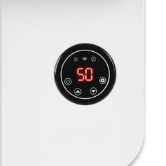 Jopassy Infrarotheizung 400/600W mit Thermostat Tuya App Fernbedienung und Handtuchhalter