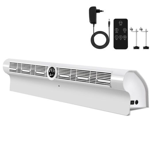 Jopassy Smarter Heizkörperventilator mit 6 Lüftern 3 Stufen Timer und Fernbedienung