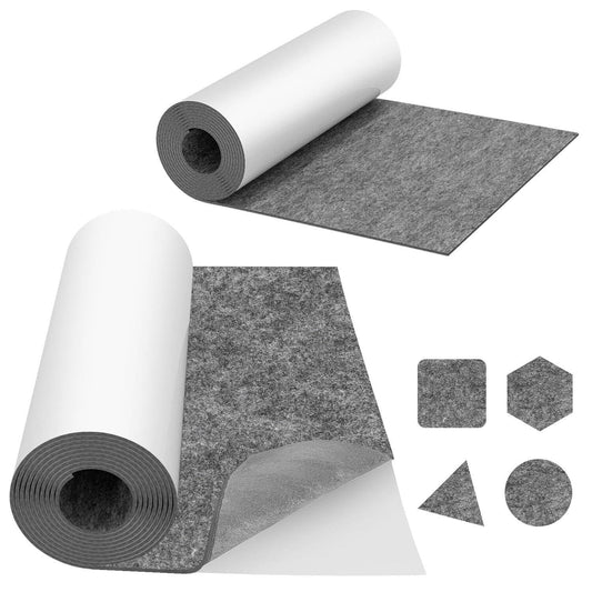 Jopassy Filz selbstklebend 2,5 mm Filzmatte zuschneidbar für DIY Möbel