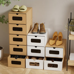 Jopassy Aufbewahrungsboxen 10er Set 33 x 30 x 35 cm mit Sichtfenster