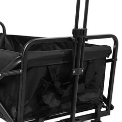 Jopassy Bollerwagen faltbar 100 x 51 x 75 cm 100 kg für Garten und Camping