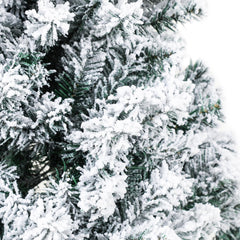 Jopassy Künstlicher Weihnachtsbaum 120/150/180 cm Schneebeflockt mit Metallständer