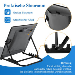 Jopassy Strandliege klappbar 158 cm mit Kissen und Tasche