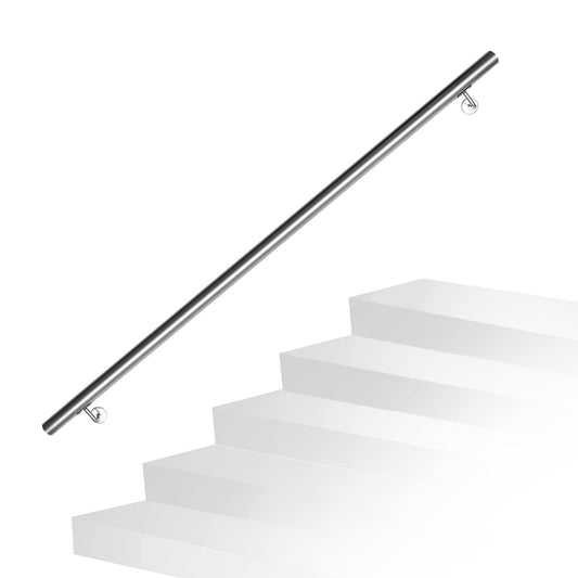 Jopassy Edelstahl Wandhandlauf 50 bis 200 cm für Treppe