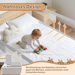 Jopassy Bettgitter Rausfallschutz 150/180/200cm mit Absenkfunktion für Kinderbett