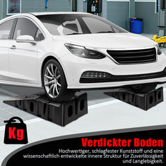Jopassy Auffahrrampe Kunststoff Auto Rampe bis 2.5Tonnen 2er Set