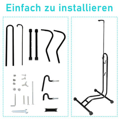 Jopassy Fahrradständer 20–29 Zoll 3 in 1 Bodenständer höhenverstellbar