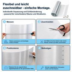 Jopassy Transparente GFK Dachplatte für Gewächshaus und Überdachung