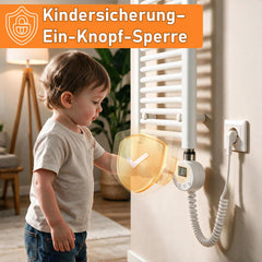 Jopassy Smart WiFi Heizstab 300–1200W mit Thermostat und 24h Timer