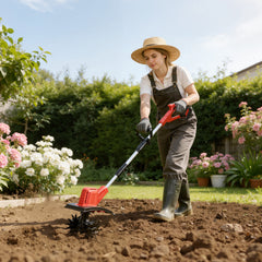 Jopassy Akku Motorhacke 400 W für kleine Gartenflächen