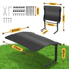 Jopassy Mähroboter Garage 73x57x40 cm klappbar Regenschutz für Rasenroboter