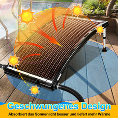 Solar-Poolheizung Sonnenkollektor 113×69×35 cm