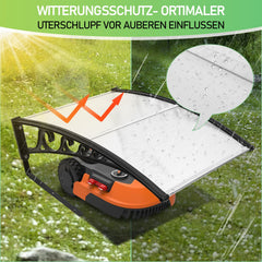 Mähroboter Garage Dach 106x87x50cm