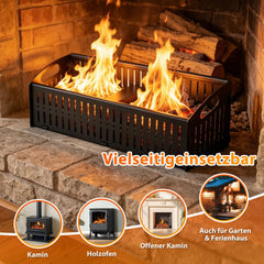Jopassy Pelletkorb für Kamin und Holzofen 28/48 x 20 x 17 cm mit Pelletschaufel