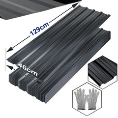 Jopassy Trapezblech 129 x 46 cm für Dach und Wand