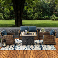 Jopassy Holzfliesen 30x30 cm, Terrassenfliesen für Balkon, 1–5 m²