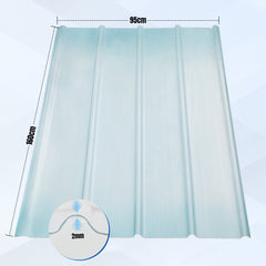 Jopassy FRP Wellplatten transparent für Dach und Gartenhaus