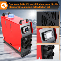 Jopassy Diesel Standheizung 8 kW 12 V mit LCD Display und Fernbedienung