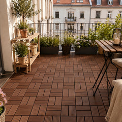 Jopassy PP Terrassenfliesen 30 x 30 cm für Balkon und Pool