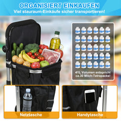 Jopassy Faltbarer Einkaufstrolley