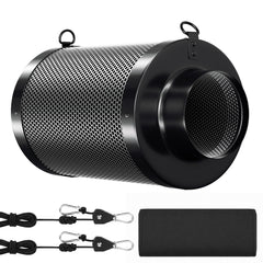 Jopassy Aktivkohlefilter 100/150/200 mm RC412 für Rohrventilator und Abluft