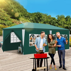 Jopassy Partyzelt wasserdicht 3x3 m 3x6 m Gartenzelt mit Seitenteilen