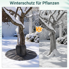 Jopassy Palmen Winterschutz Ø100 cm 2 Stück mit Alufolie und 14 Erdnägeln