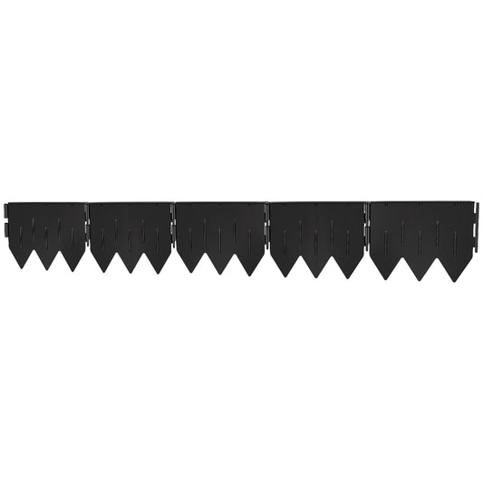 Jopassy Rasenkante aus PP-Kunststoff – flexible Beeteinfassung / Beetumrandung für Garten, Rasen & Blumenbeet, 5 m / 10 m / 20 m