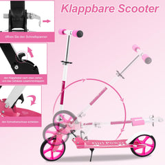 Jopassy Kinderroller klappbar höhenverstellbar 100 kg mit rutschfesten Reifen