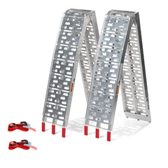 Jopassy Klappbare Aluminium Auffahrrampe 226 cm 340 kg pro Rampe für Motorrad und Anhänger