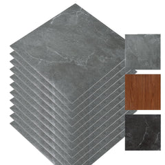 Jopassy PVC Bodenbelag selbstklebend Vinyl Bodenfliesen Marmoroptik 30x30cm