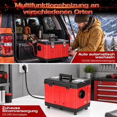 Jopassy Diesel Standheizung 12V/24V/230V 5L mit LCD und Fernbedienung
