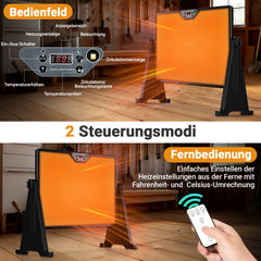Jopassy Wärmeplatte Küken, Hühnerstall Heizung 300W, Doppelseitige Heizplatte 30-75°C, Höhenverstellbar