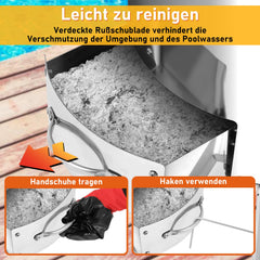 Brennholz Poolheizung Edelstahl