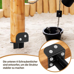 Jopassy Pfostenanker zum Einschlagen für Zaun und Gartenbau