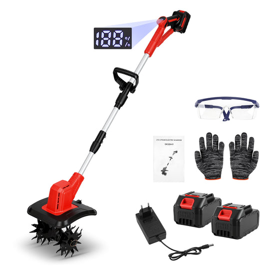 Jopassy Akku Motorhacke 400 W für kleine Gartenflächen