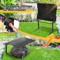 Jopassy Mähroboter Garage 73x57x40 cm klappbar Regenschutz für Rasenroboter