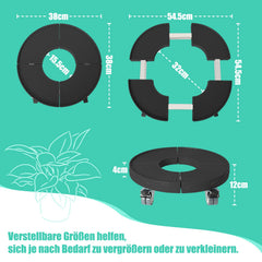 verstellbarer Pflanzenroller Ø 38–54 cm