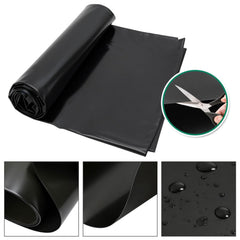 Jopassy Teichfolie HDPE 0,2/0,5 mm Schwarz für Teichbau Garten und Wasserbecken