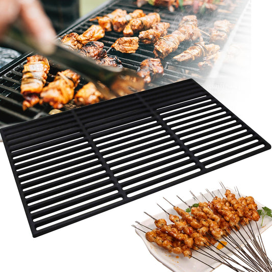 Jopassy Grillrost Gusseisen emailliert, rechteckiger Gussrost für Gasgrill und Holzkohlegrill