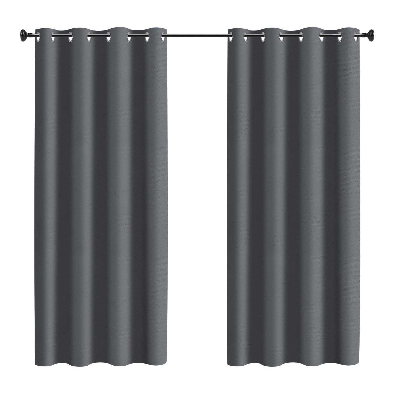 Jopassy Outdoor Vorhang 2er Set Wetterfest 132x244 cm Sichtschutz für Balkon Terrasse