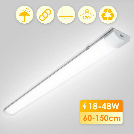 Jopassy LED Feuchtraumleuchte IP65 4000K für Garage Werkstatt