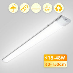 Jopassy LED Feuchtraumleuchte IP65 4000K für Garage Werkstatt