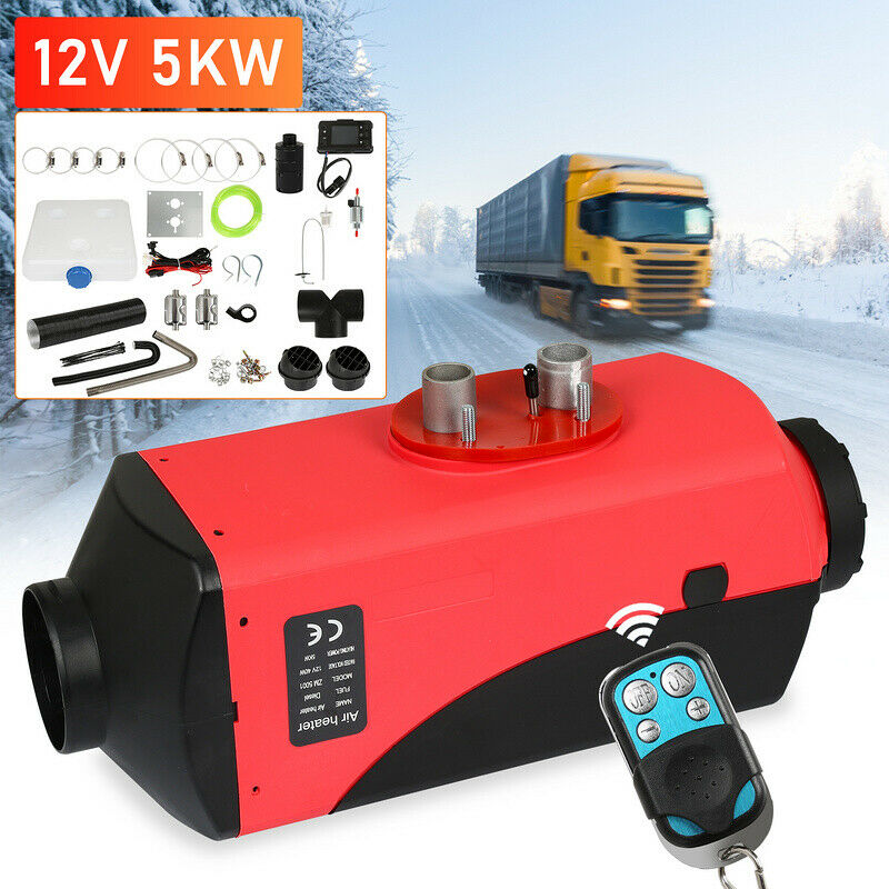 Jopassy Diesel Standheizung 5kW 12V mit LCD Fernbedienung und Schalldämpfer