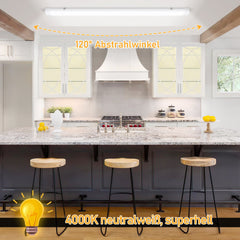Jopassy LED Feuchtraumleuchte IP65 4000K für Garage Werkstatt