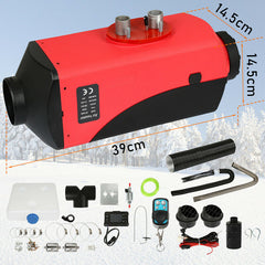 Jopassy Diesel Standheizung 5kW 12V mit LCD Fernbedienung und Schalldämpfer